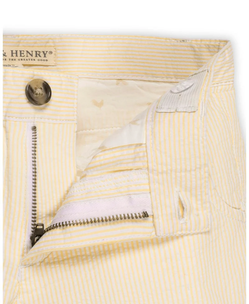 Hope and Henry Toddler Boys' Organic Seersucker Short