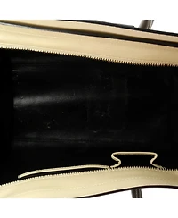 Pre-Owned Celine Mini Bicolor Luggage Bag Leather