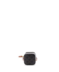 Pre-Owned Celine Mini Top Handle Square Vanity Case Triomphe Coated Canvas