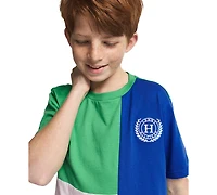 Tommy Hilfiger Boys' 8-20 Tri-Block Short-Sleeve T-Shirt