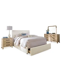 Marcel 3-Pc. Upholstered Full Storage Bed Set (Bed, Dresser & Nightstand)