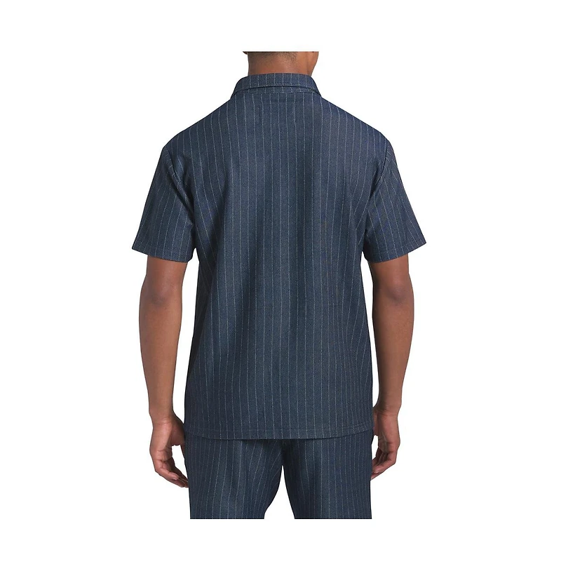 dkny Men's ardley pinstripe button up shirt