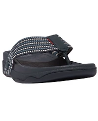 FitFlop Men's GF1 Three Tone Webbing Flip-Flops Sandals