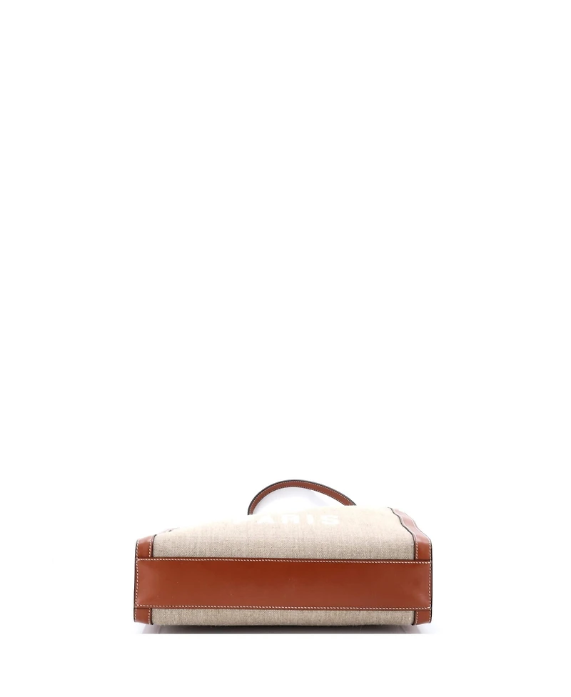 Pre-Owned Celine Small Vertical Cabas Tote Printed Canvas and Leather