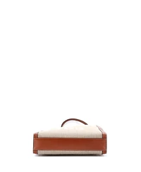 Pre-Owned Celine Small Vertical Cabas Tote Printed Canvas and Leather