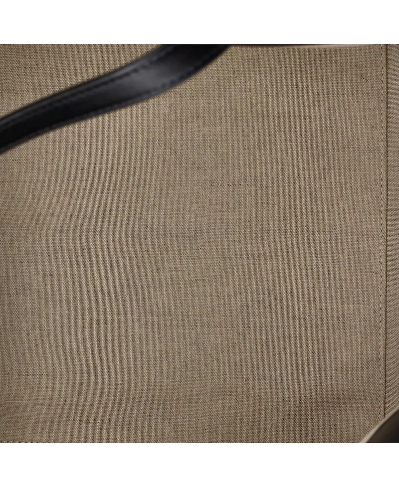 Pre-Owned Celine Large Vertical Square Cabas Tote Canvas with Leather