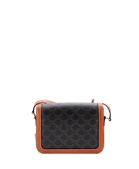 Pre-Owned Celine Medium Triomphe Shoulder Bag Triomphe Coated Canvas