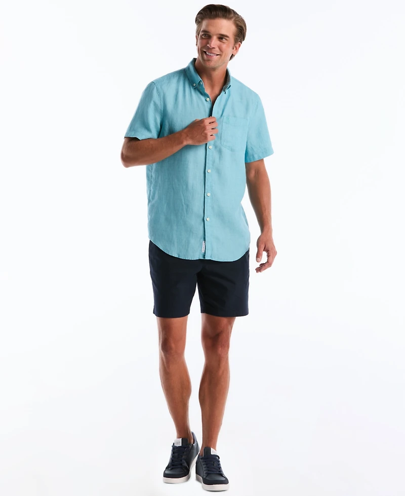 Original Penguin Men's Delave Linen Shirt