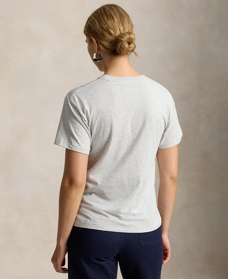 Polo Ralph Lauren Women's Bear Print Crew Neck T-Shirt