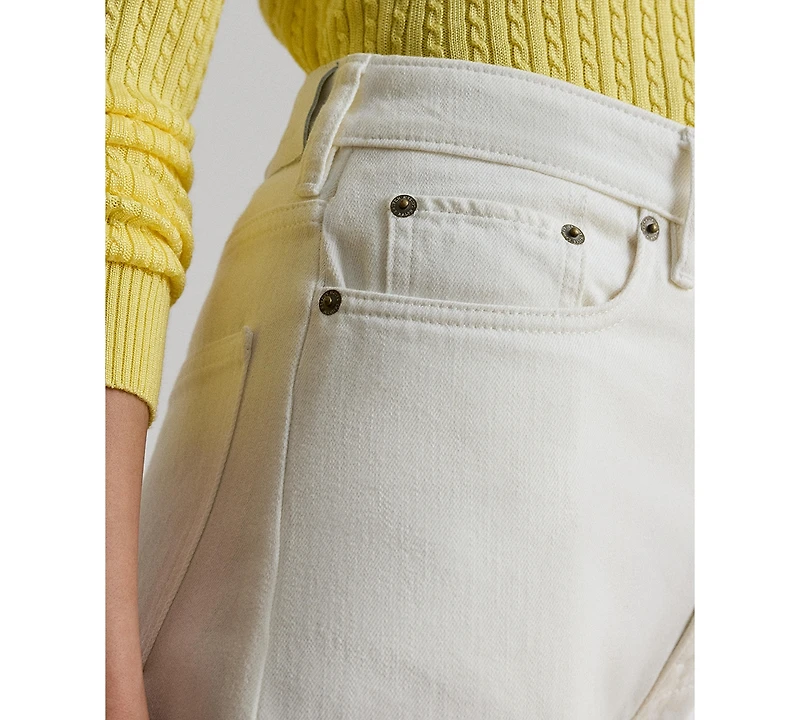 Lauren Ralph Women's High-Rise Ankle-Length Jeans