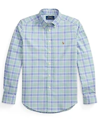 Polo Ralph Lauren Boys' 8-20 Plaid Performance Oxford Shirt