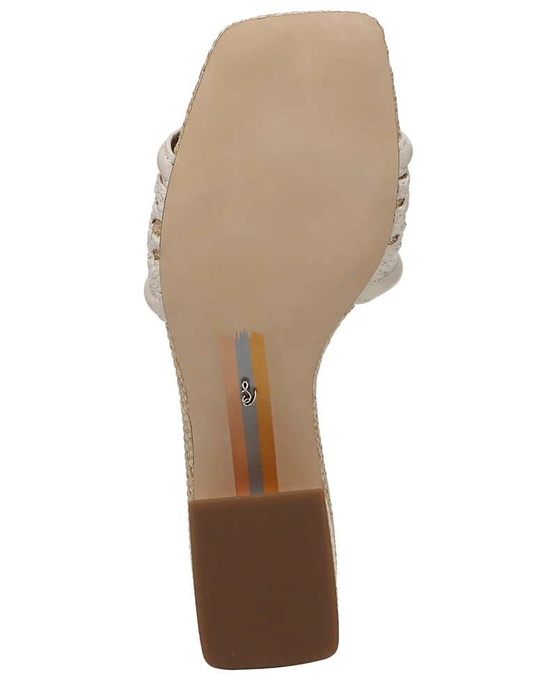 Sam Edelman Women's Waylon Block-Heel Slide Sandals