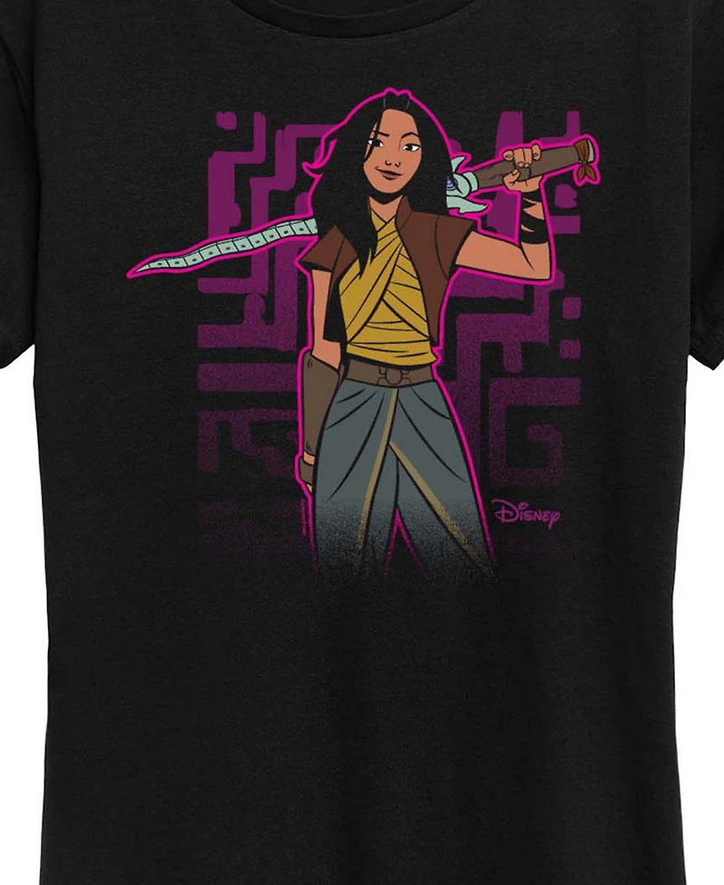 Hybrid Apparel Plus Raya and The Last Dragon Sword Graphic T-Shirt