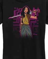 Hybrid Apparel Plus Raya and The Last Dragon Sword Graphic T-Shirt