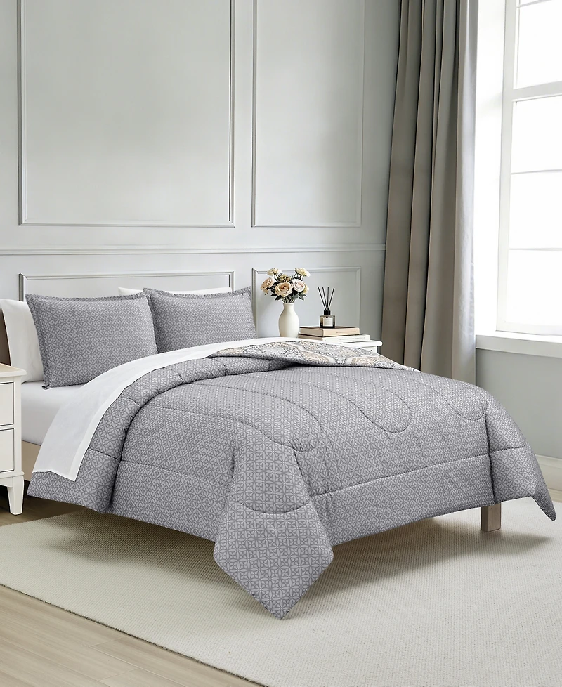 Macy's Estelle Reversible 3-Pc. Comforter Sets