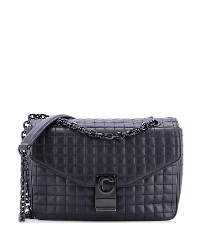 Pre-Owned Celine Medium C Bag Quilted Leather