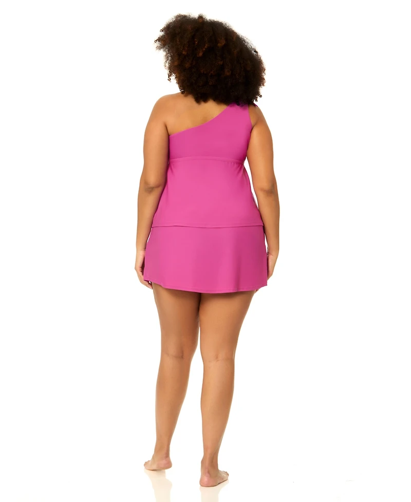 Raisins Curve Plus Marita Asymmetrical Swim Tankini Top