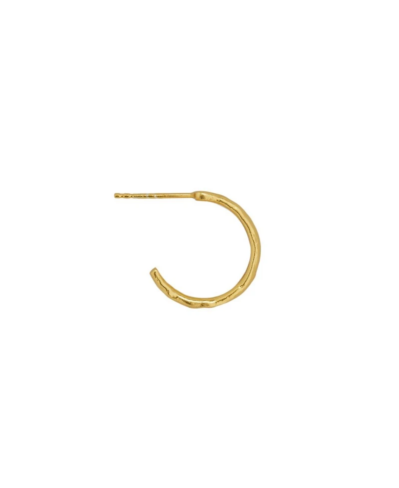 Ottoman Hands Dela Textured Hoop Earings