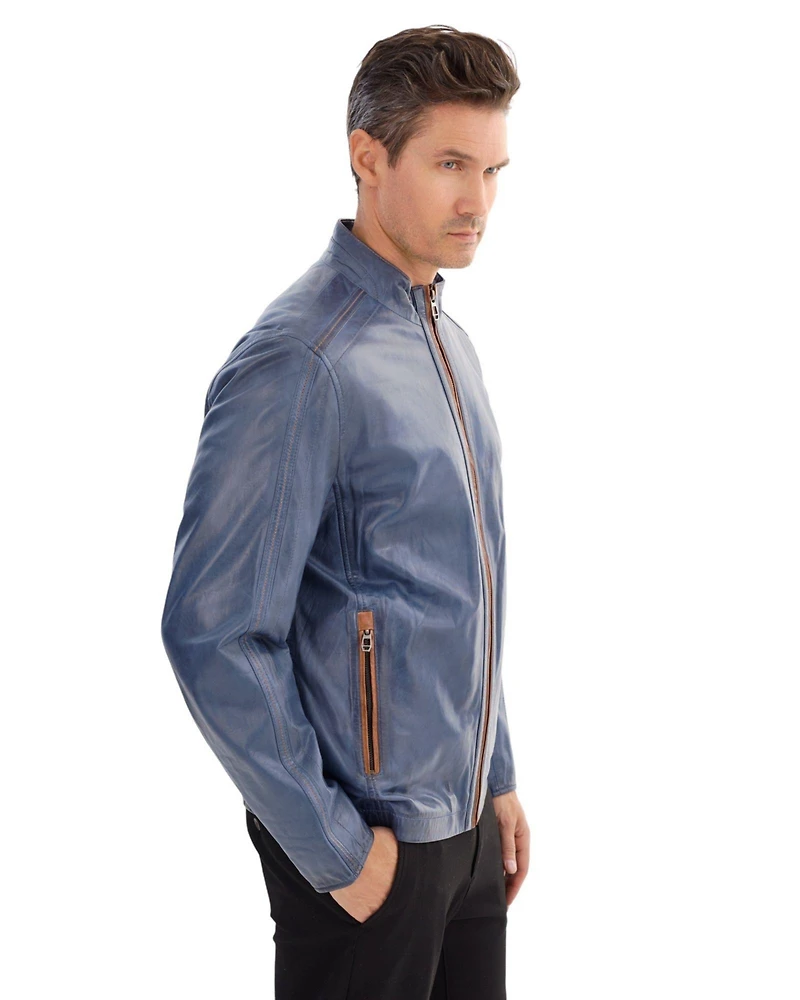 Regency Leathers Men's Gerry Leather Jacket