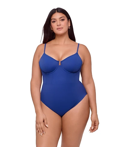 S3 Apparel Women's Sculpting Corset Underwire One-Piece Swimsuit