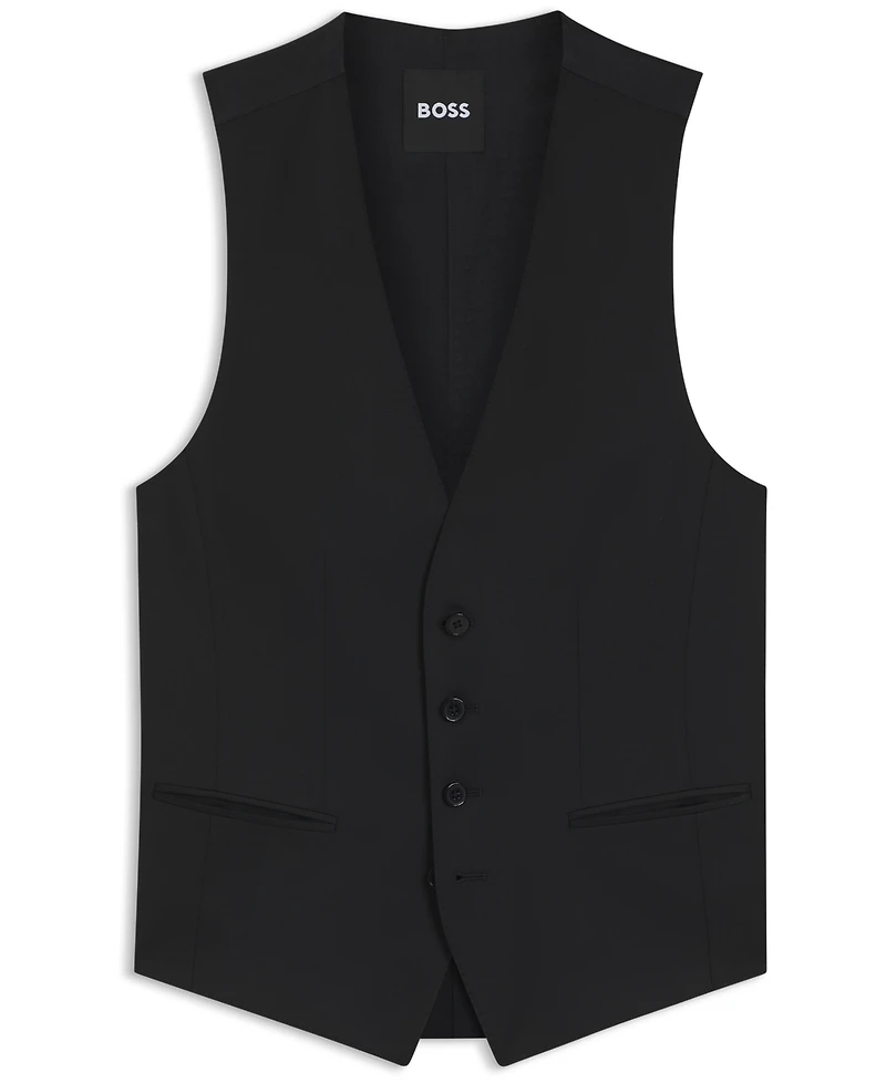 Boss Men's Single-Breasted Waistcoat