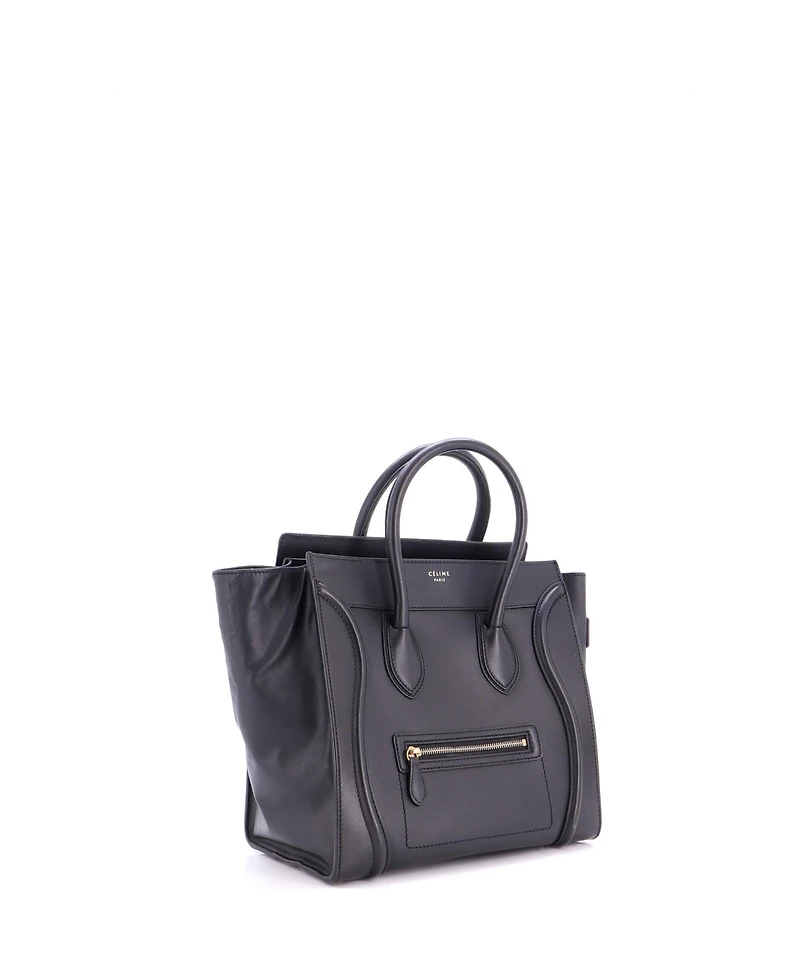 Pre-Owned Celine Mini Luggage Bag Smooth Leather