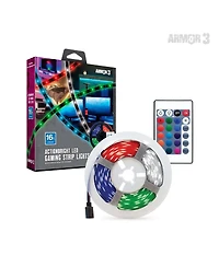 Hyperkin Led Strip Lights 16ft Color Changing Gaming Room Lighting Kit w/ Remote