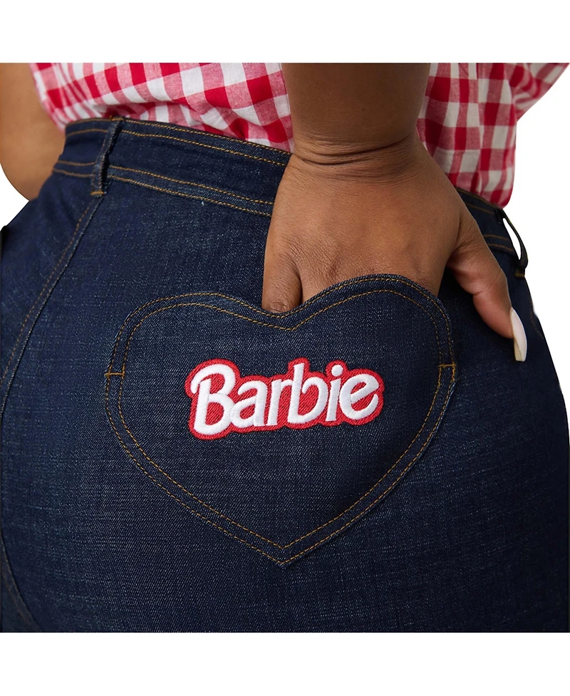 Unique Vintage Plus Denim Capris