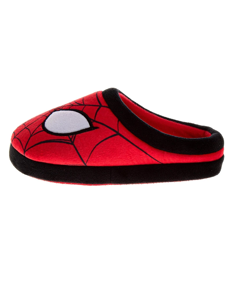 Spider-Man Toddler Marvel Spiderman Slippers Cozy, Plush, and Fun House Footwear