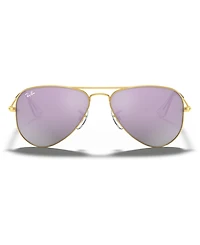 Ray-Ban Jr. Kids Sunglasses, RJ9506S Aviator (ages 4-6) 