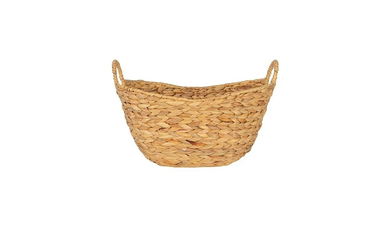 Household Essentials Water Hyacinth Basket with Handles