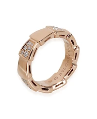 Pre-Owned Bvlgari Serpenti Fashion Ring in 18k Rose Gold
