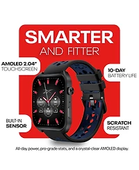 Icon Smartwatch with 2.04" Amoled Display, 10-Day Battery Life, 80+ Sport Mode