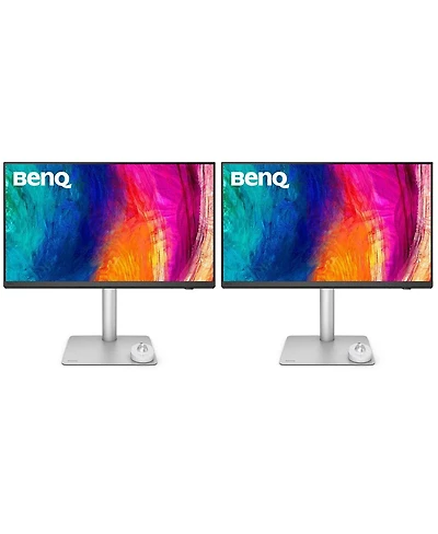 BenQ PD2730S DesignVue 27" 16:9 5K Ips Led Hdr Designer Monitor, White, 2-Pack