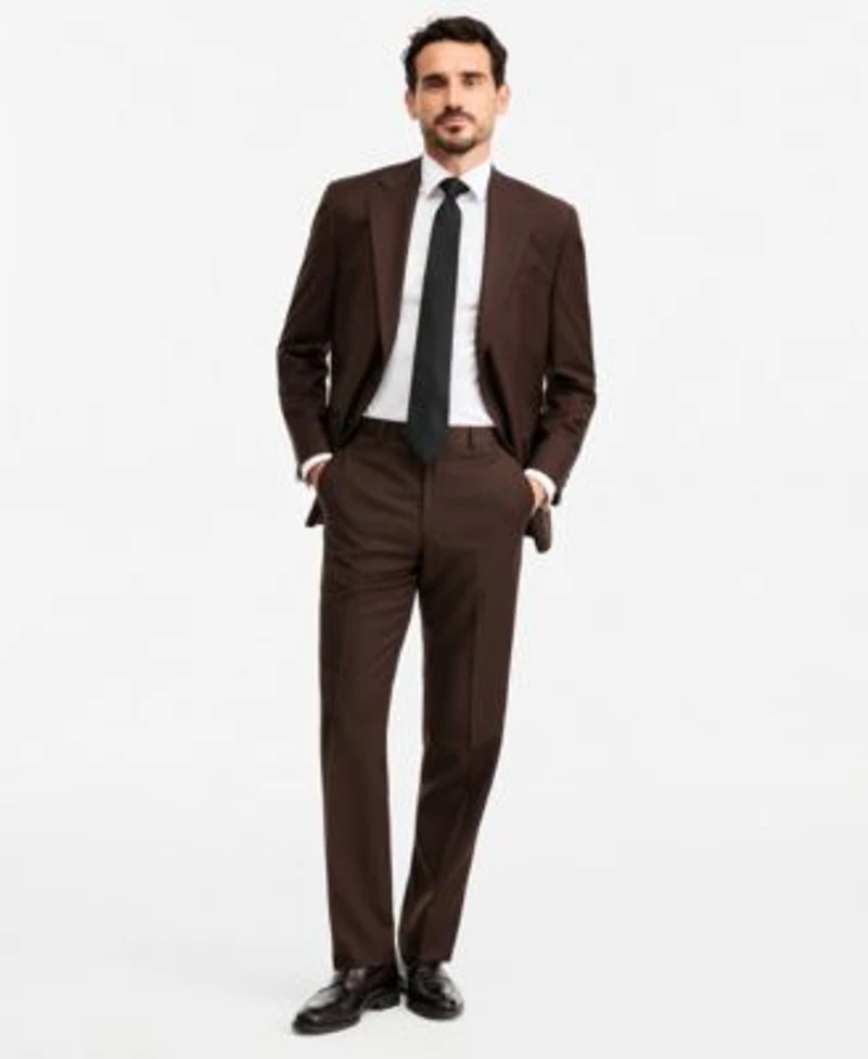 Michael Kors Mens Classic Fit Wool Blend Suit Separates