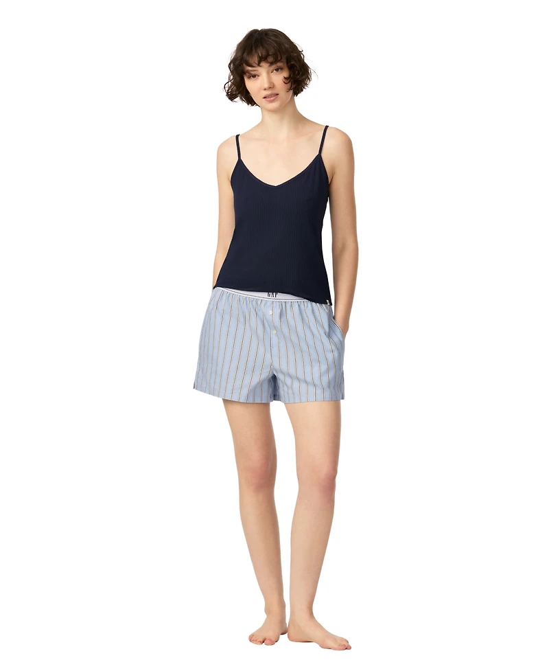Gap Women's Poplin Pull-On Boxer Shorts