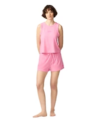 Gap Women's Ribbed Tank Top and Pull-On Shorts, 2-Piece Set