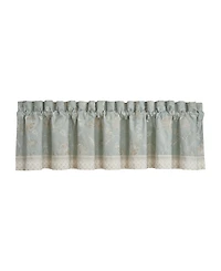 J Queen New York Garden View Straight Window Valance, 14" x 20"