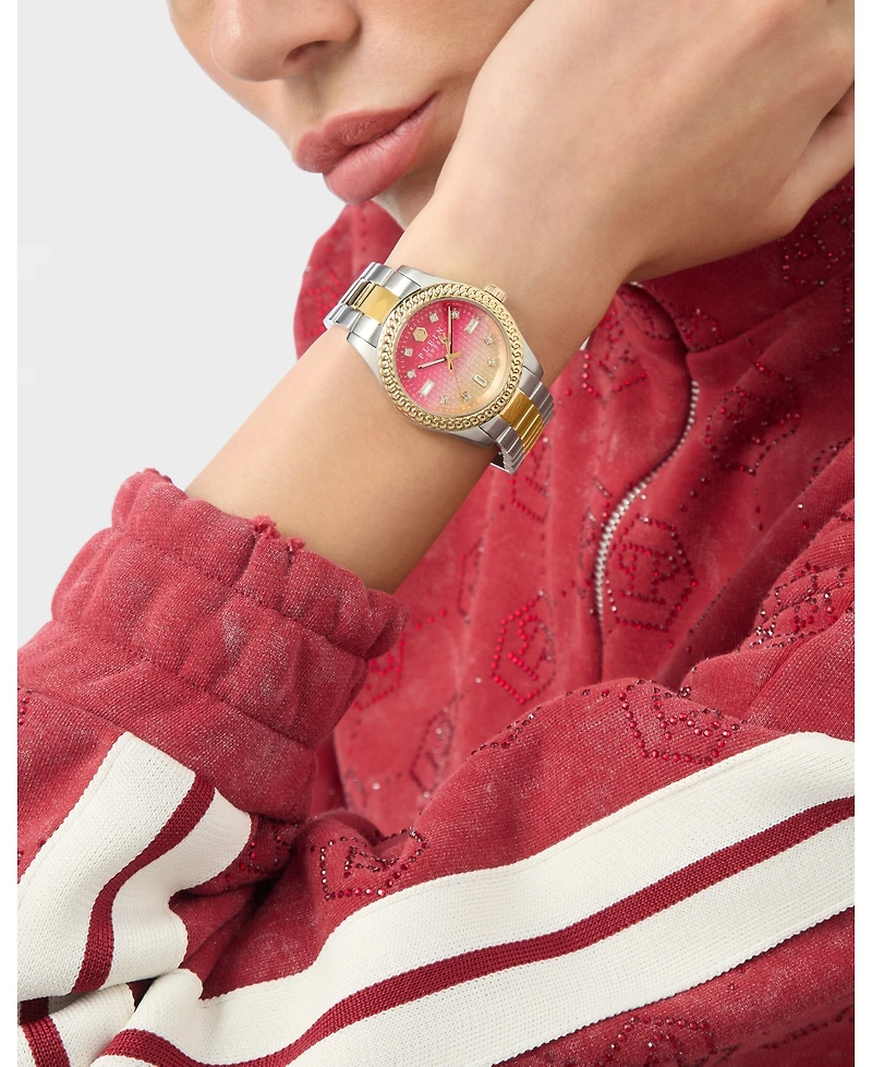 Philipp Plein Women's Queen Two-Tone Stainless Steel Bracelet Watch, 36mm