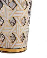 Jonathan Adler Basketweave 4-Pc. Glassware Set