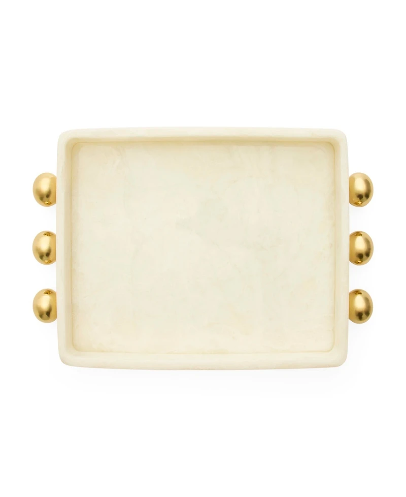 Jonathan Adler Fontana Marbleized 21" Acrylic Tray