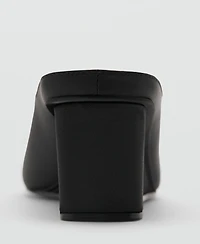 Mango Women's Square Toe Wedge Shoes