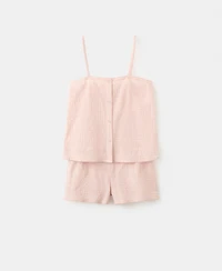 Mango Women's Two-Piece Cotton Pajama Set