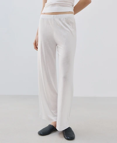 Mango Women's Basic Long Lyocell Trousers