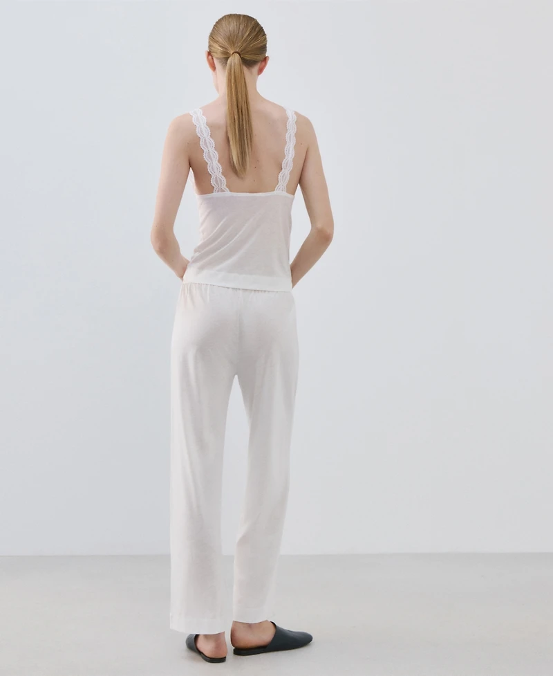 Mango Women's Basic Long Lyocell Trousers