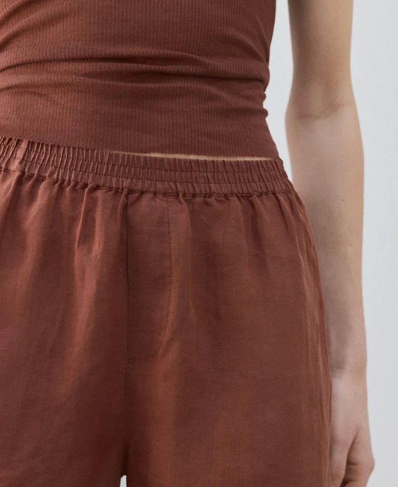 Mango Women's Seamless Lyocell Wool Top