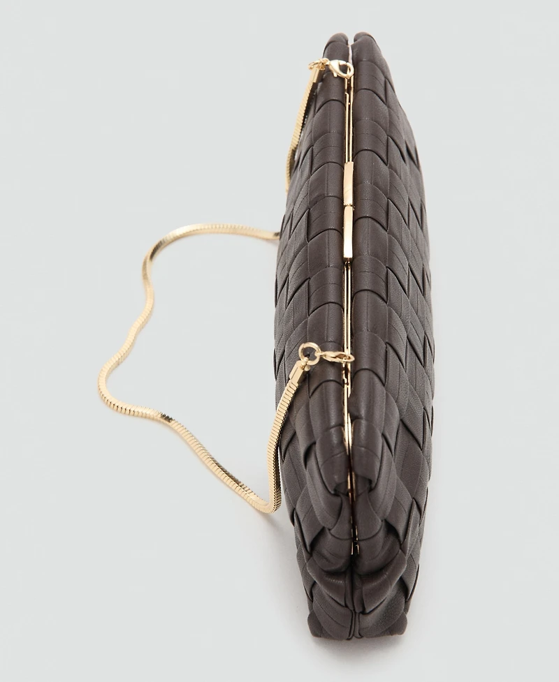 Mango Women's Braided Handbag