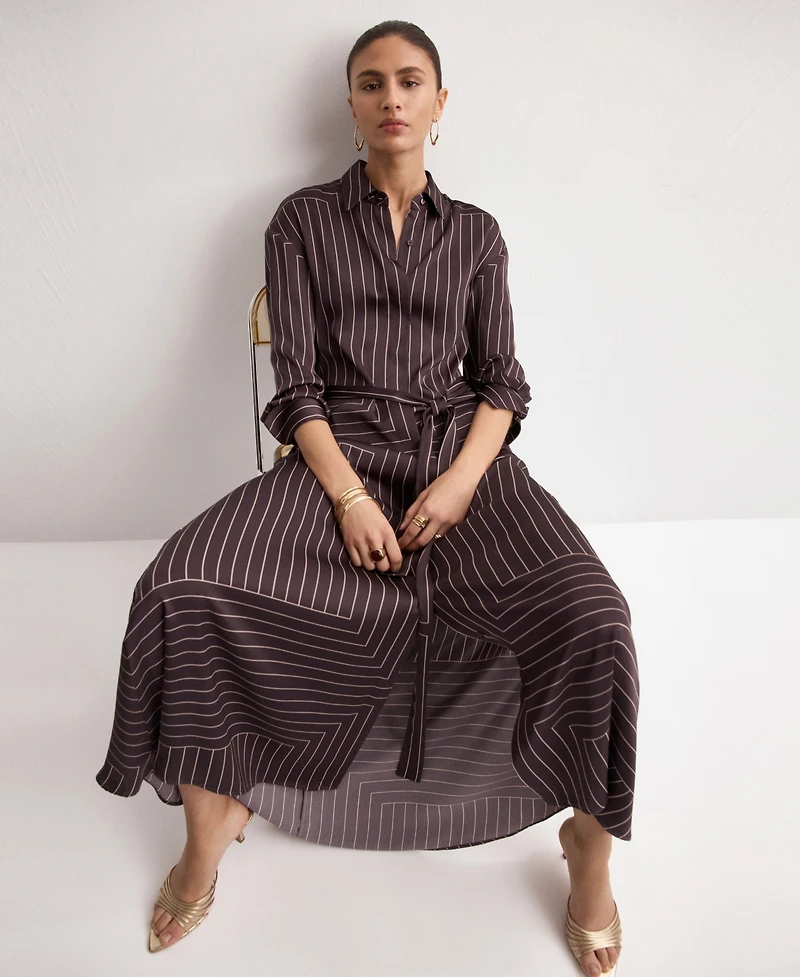 Mango Women's Printed Shirt Dress