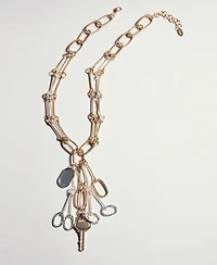 Mango Women's Pendant Chain Necklace