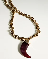 Mango Women's Resin Pendant Necklace